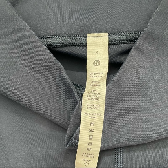 NWT Lululemon InStill High-Rise Crop 23" True Navy Size 4 - Picture 6 of 9